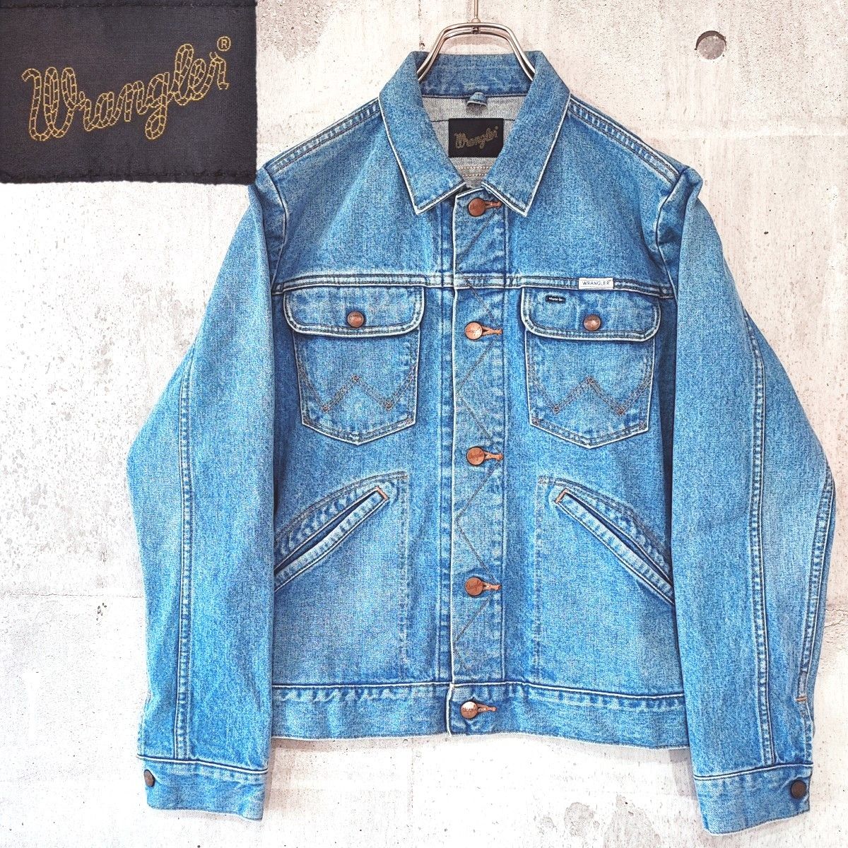Wrangler デニムジャケット 124MJZ 復刻 WL1724 M ラングラー Wrangler デニムジャケット 124MJZ 復刻 WL1724 M ラングラー