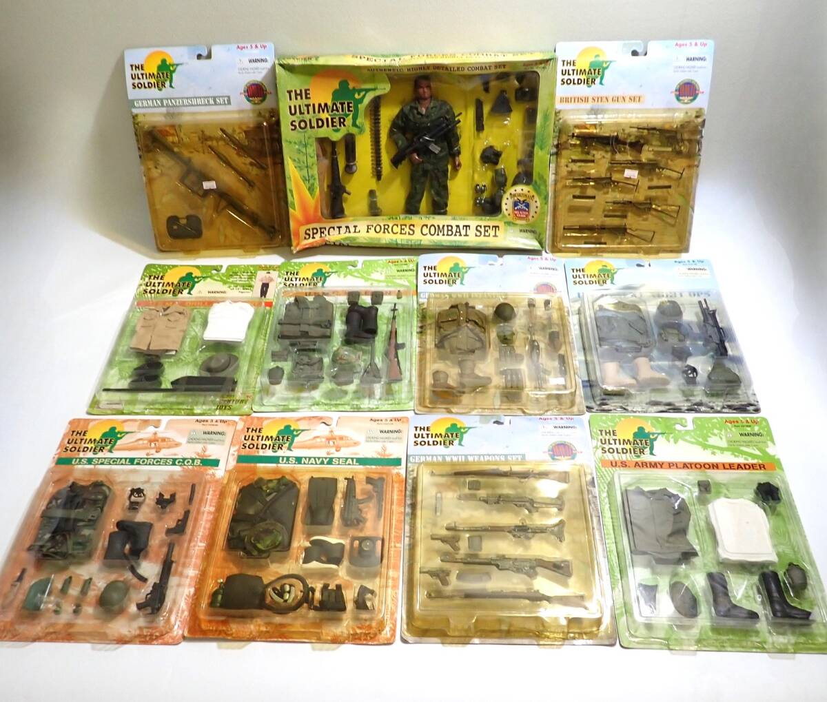 21ST CENTURY TOYS ULTIMATE SOLDIER ミリタリー フィギュア 武器 ウエポン 軍服 まとめて セット 11点 未開封 未使用 現状品 大量 YE139_画像1