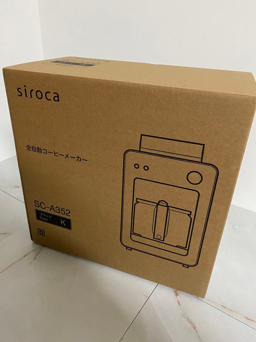 siroca カフェばこ ブラック SC-A352