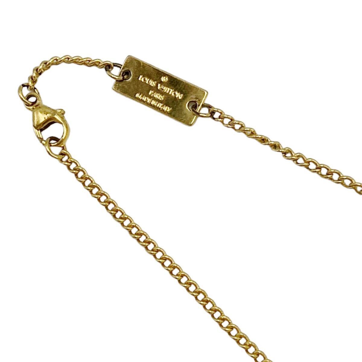 [ хорошая вещь ] Louis Vuitton LOUIS VUITTON M80189 кольцо колье монограмма подвеска Gold аксессуары 