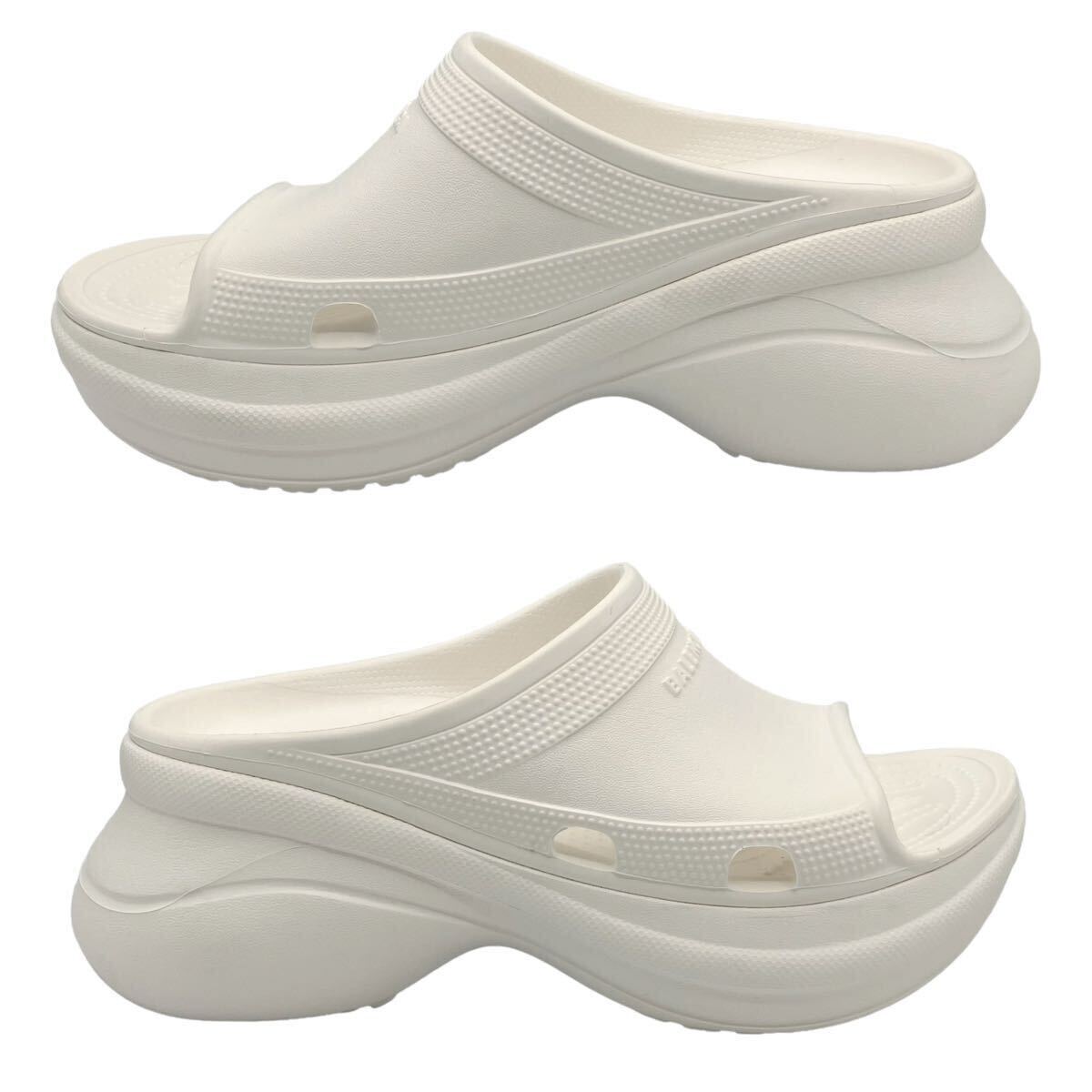 美品】バレンシアガ BALENCIAGA POOL CROCS クロックス スライド 美品】バレンシアガ BALENCIAGA POOL CROCS クロックス スライド