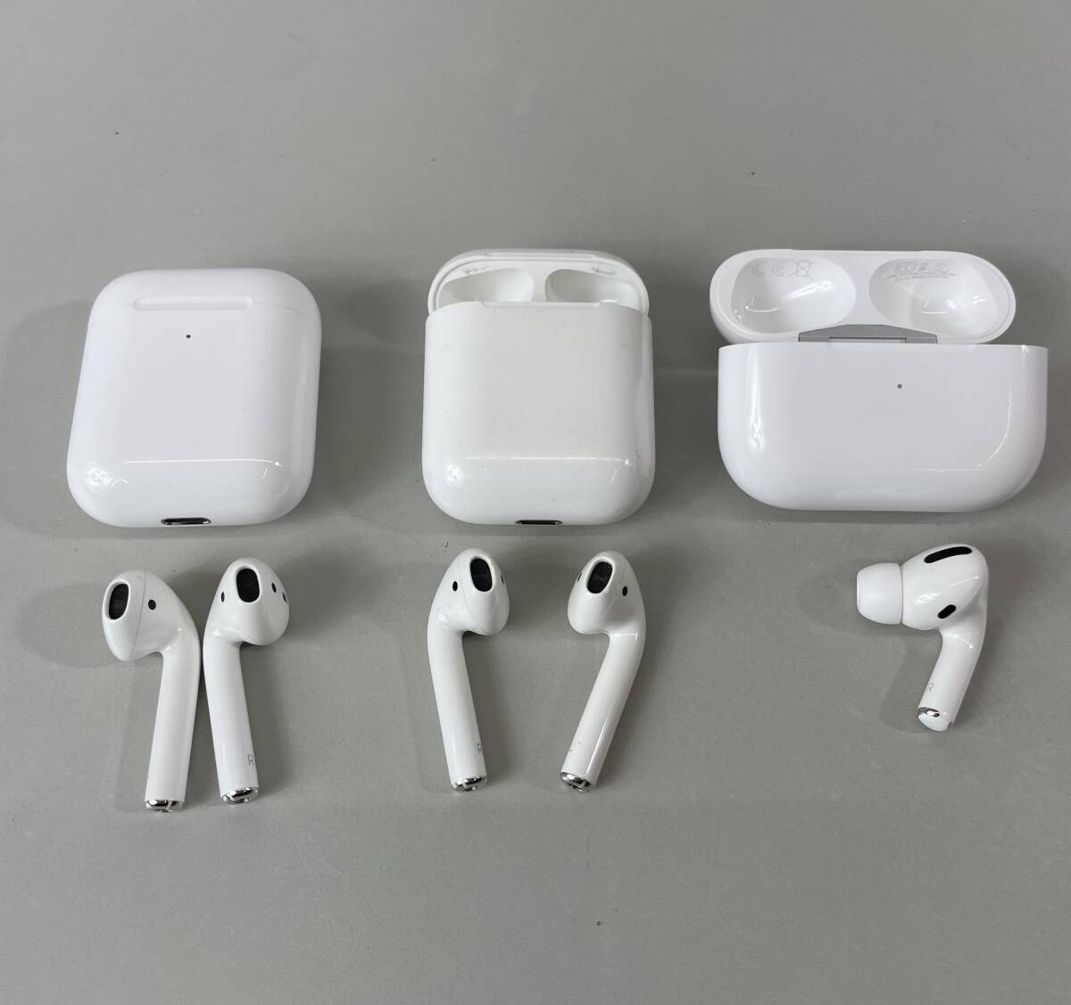 60 ジャンク　 Apple AirPods　Pro　3台　まとめ　アップル　エアーポッ_画像1