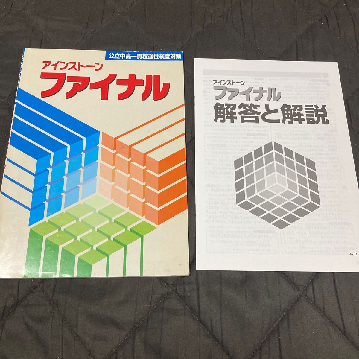 書き込みなし アインストーン ファイナル 公立中高一貫校適性検査対策 中学受験 総合問題 作文 塾専売