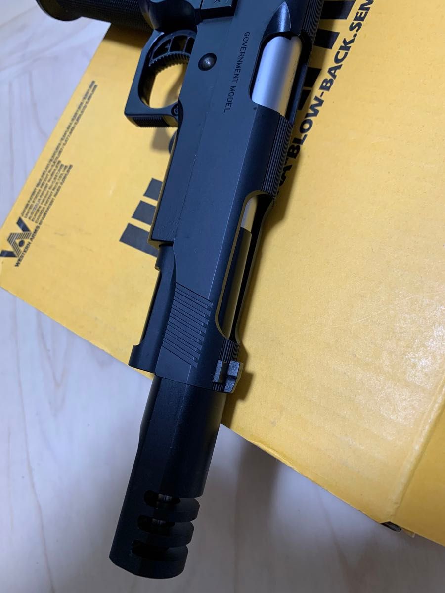 ほぼ新品WA ハイキャパシティ 45スピード コンプ HW製 ガス ほぼ新品WA ハイキャパシティ 45スピード コンプ HW製 ガス