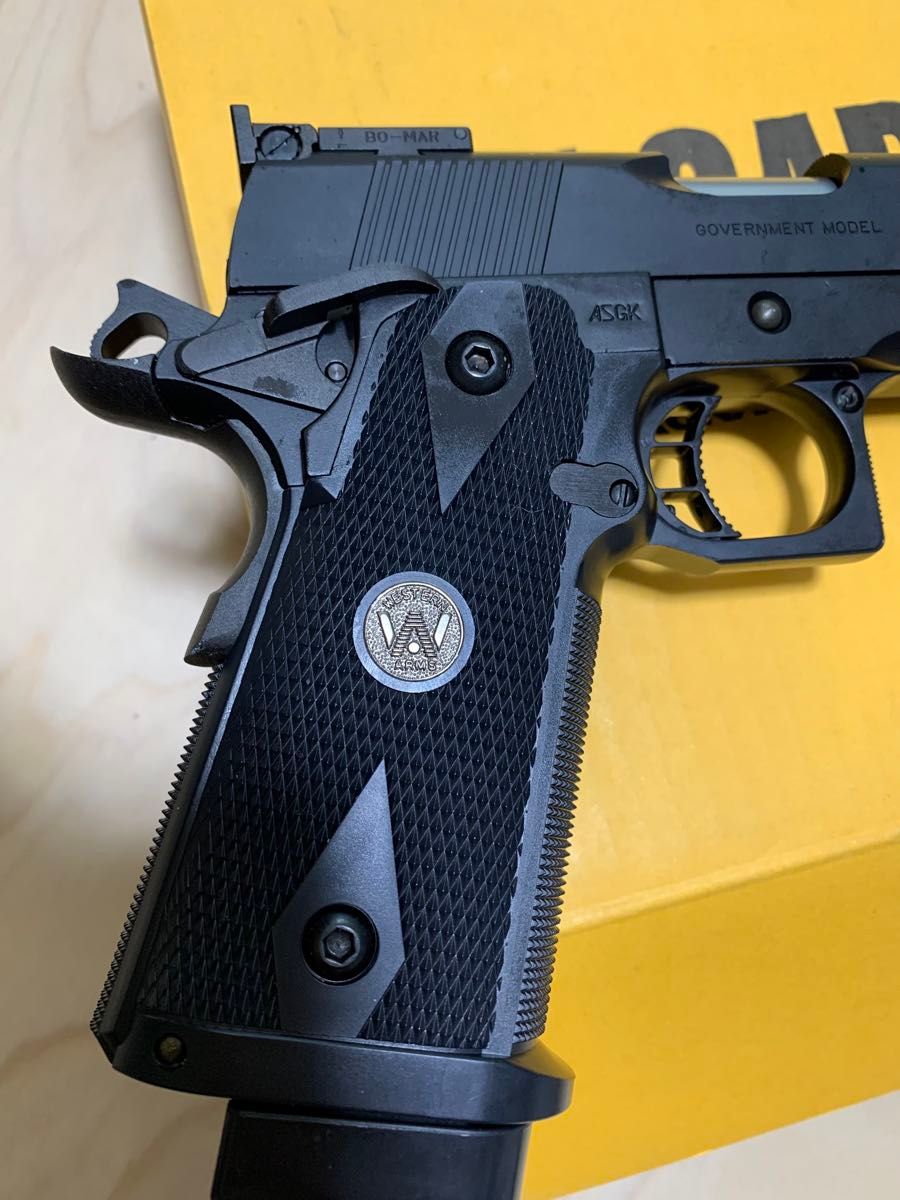 ほぼ新品WA ハイキャパシティ 45スピード コンプ HW製 ガス ほぼ新品WA ハイキャパシティ 45スピード コンプ HW製 ガス