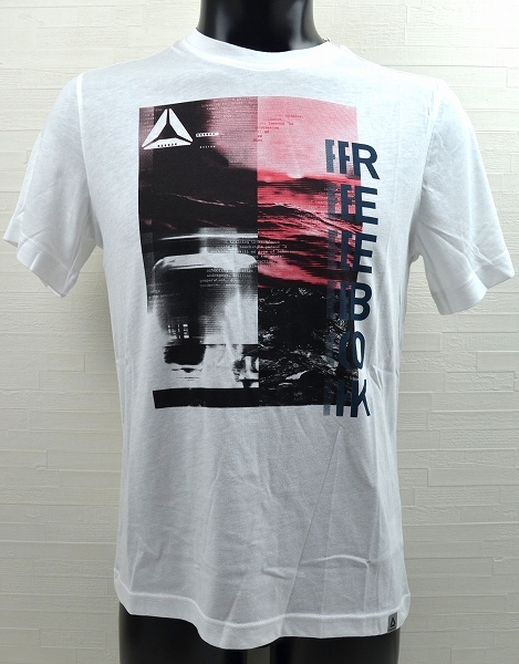 ★【Reebok リーボック】半袖Tシャツ EC2068 WHITE Mサイズ_画像1