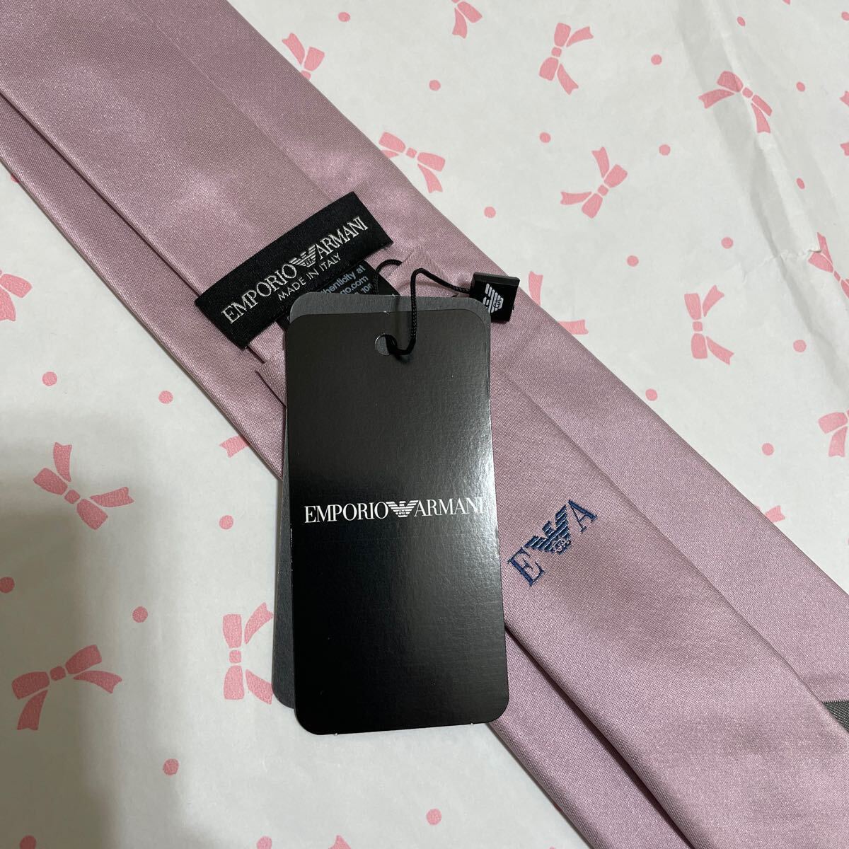  новый товар не использовался EMPORIO ARMANI Emporio Armani галстук розовый серия (1005)