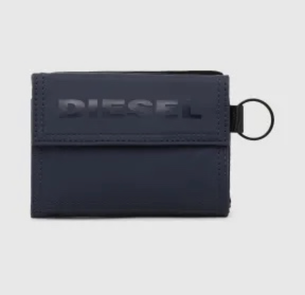 ★新品未使用/DIESEL/価格10780円★カード.タグ付 ディーゼル メンズ ロゴ 折り畳み ウォレット ネイビー _画像1