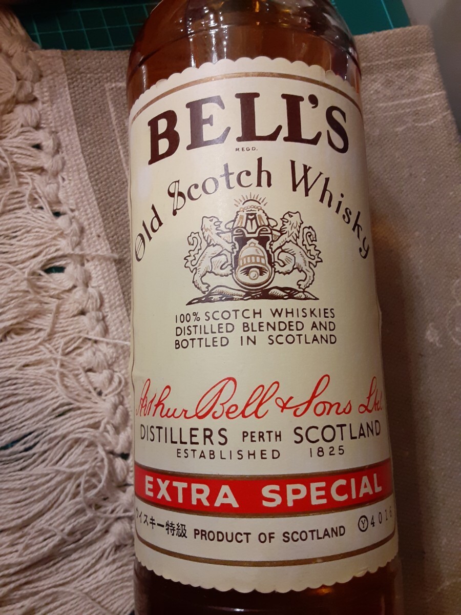 ウイスキー BELLS EXTRA SPECIAL old scotch whisky 特級 古酒 スコッチ ベル 未開封 750ml スコットランドの画像3