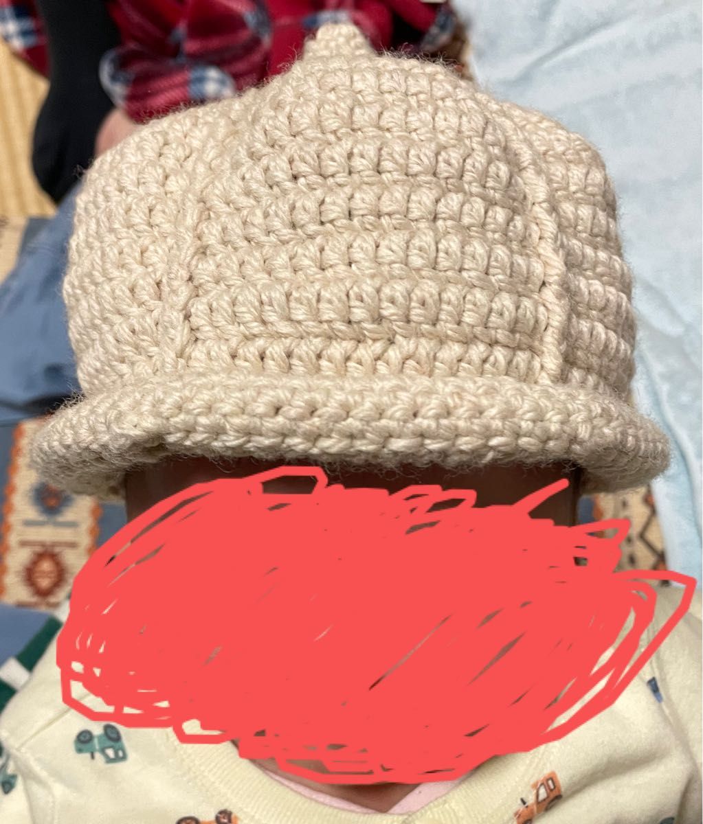 どんぐり帽子  手編み