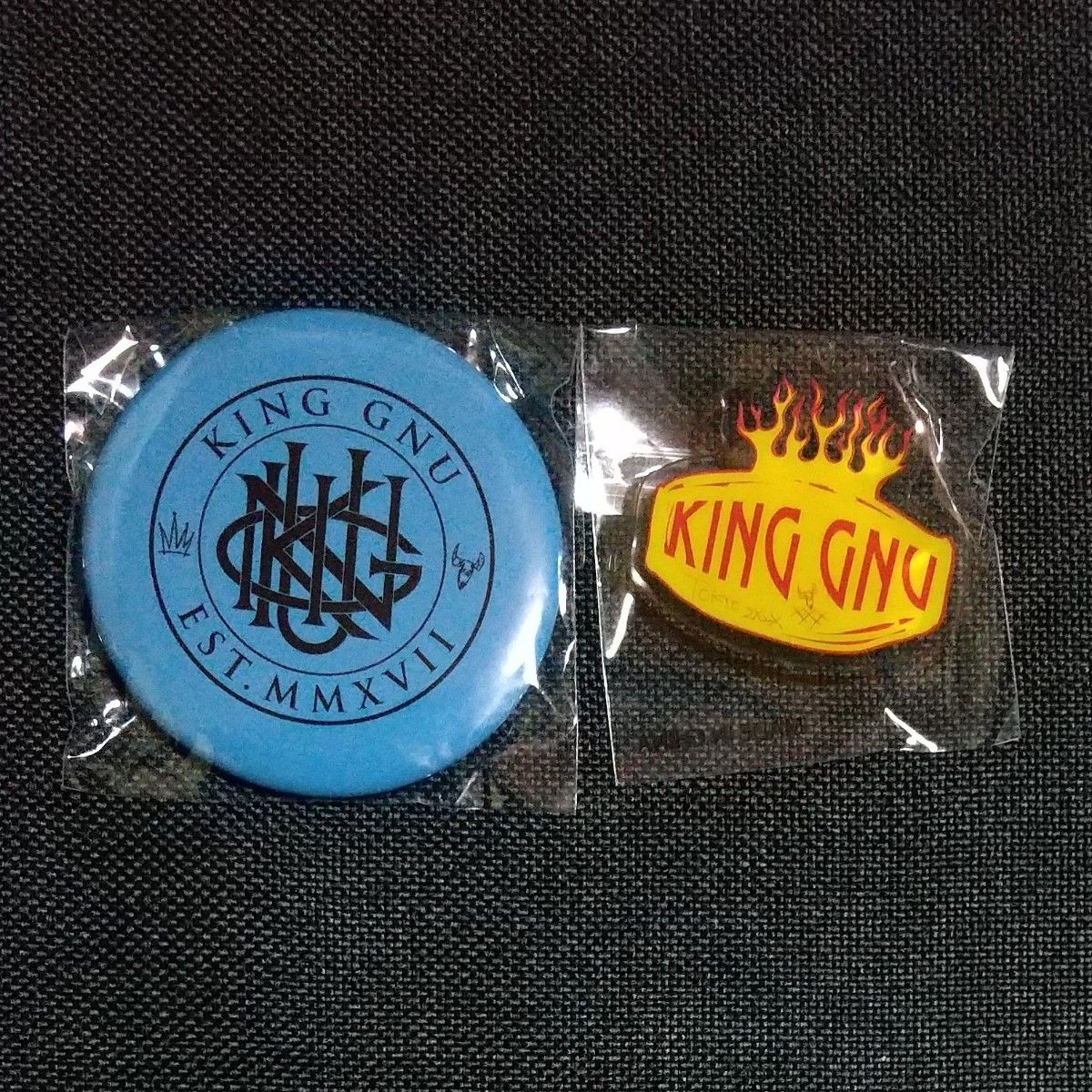King Gnu アクリルピンバッジ 缶バッジ キングヌー