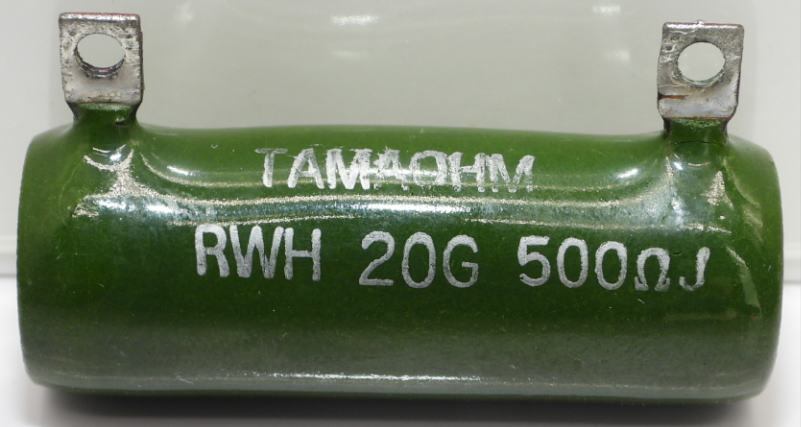 TAMAOHMtama ohm horn low resistance RWH 20G 500ΩJ used treatment 
