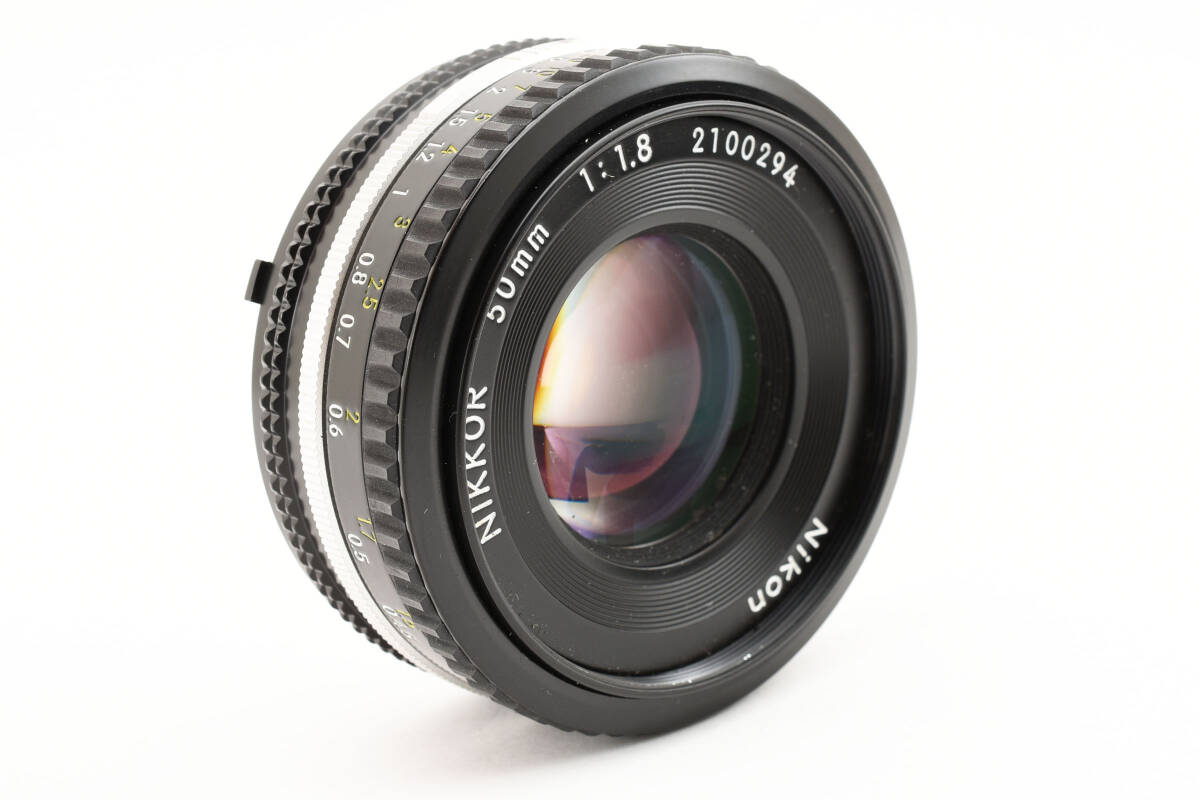 ニコン レンズ Nikon Nikkor Ai-s 50mm f/1.8 Pancake Ais Prime Lens MF 2-11 2085887の画像3
