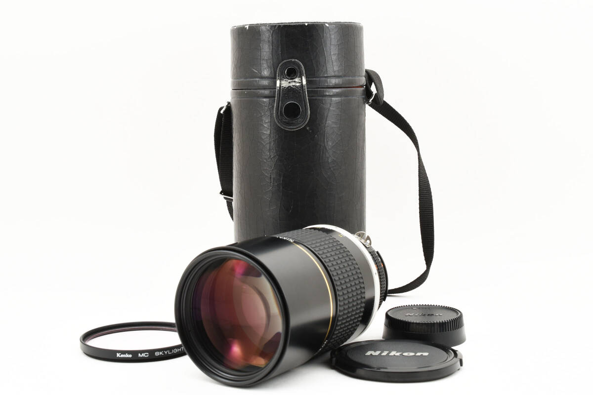 ニコン レンズ Nikon Nikkor 180mm f/2.8 Ai-s ED MF Telephoto Lens ケース付き 2-16 2085891