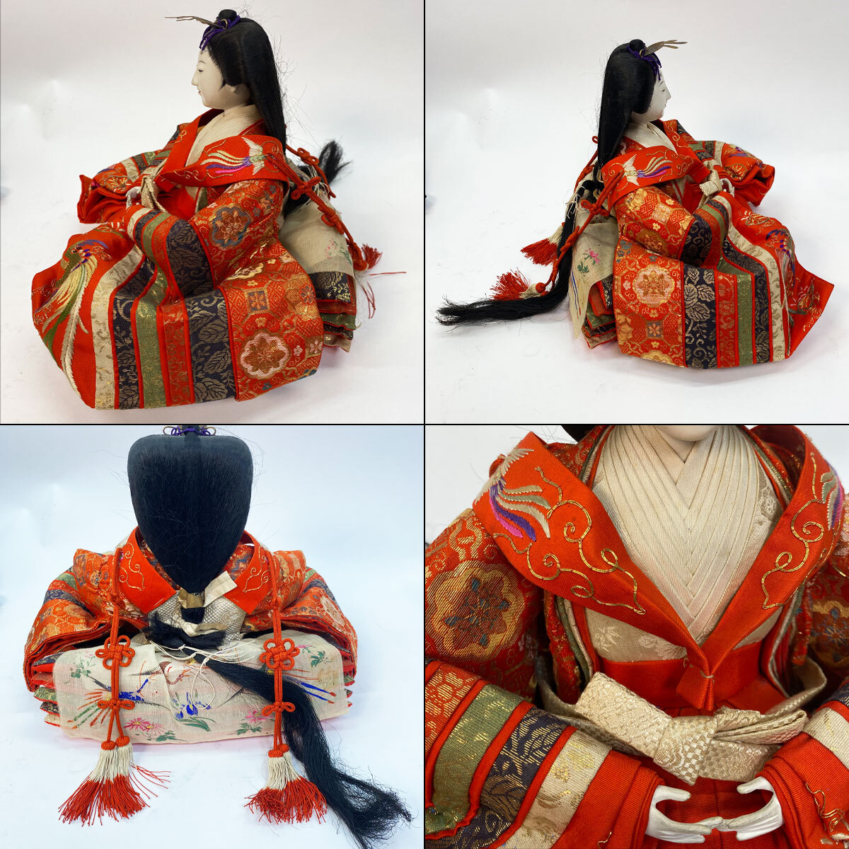 京都 丸平 大木平蔵 雛人形 日本人形 年代物 伝統工芸品 アンティーク 現状品 中古品 nn0101の画像10