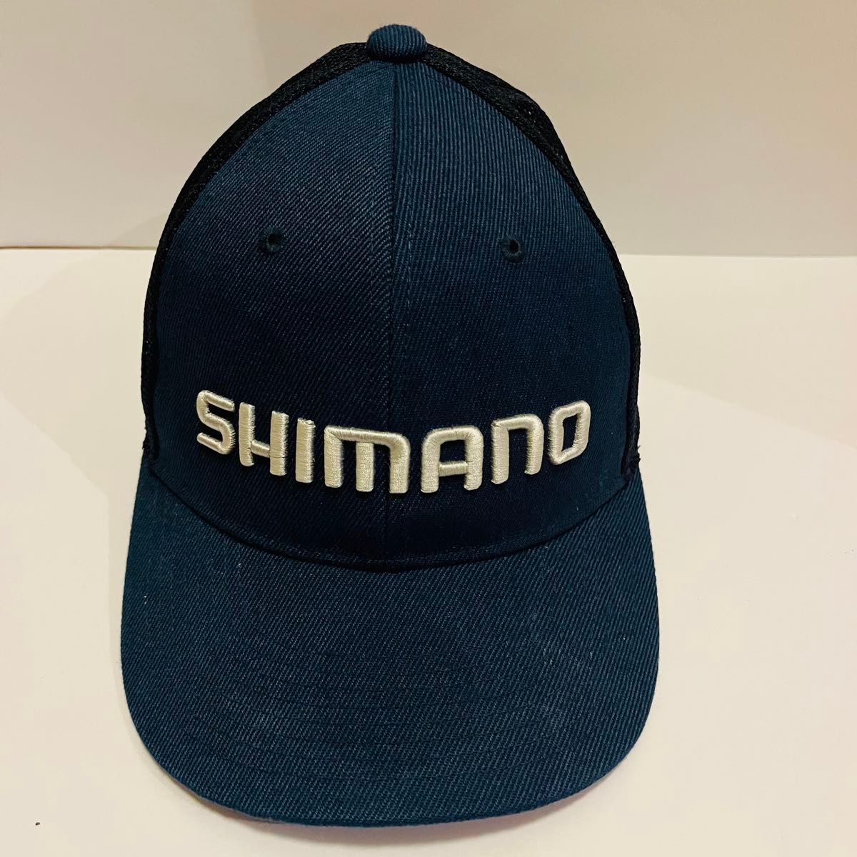 シマノ　フラットブリムメッシュキャップ　フィッシング　SHIMANO キャップ　帽子