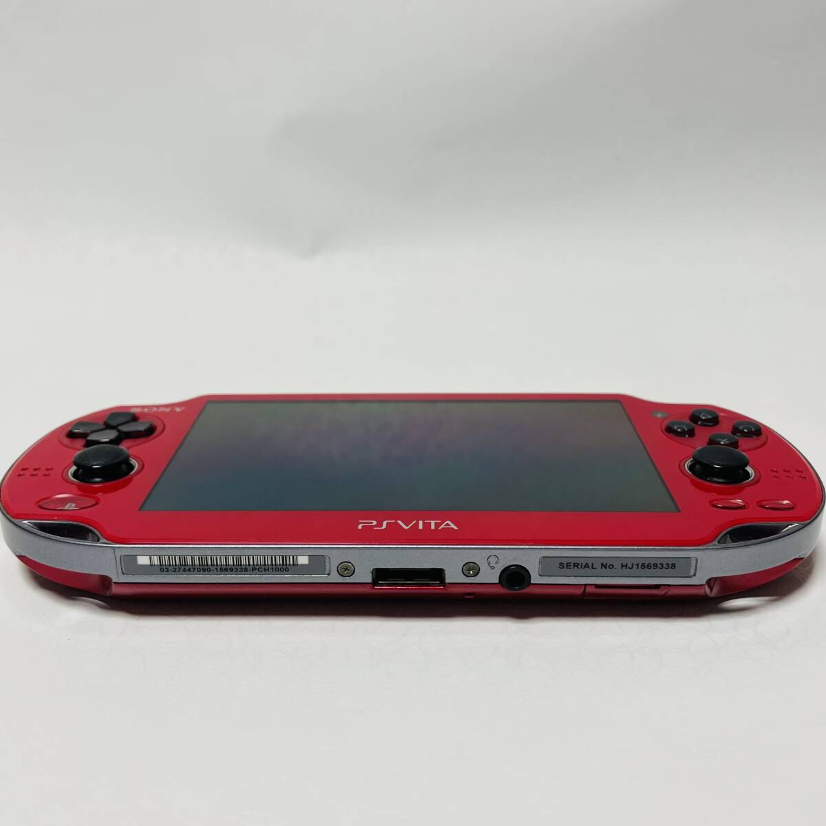 1円〜 【美品・動作確認済み】 SONY PS Vita PCH-1000ZA03 Wi-Fiモデル 本体 コズミックレッド Play Station COSMIC RED FW3.74_画像9