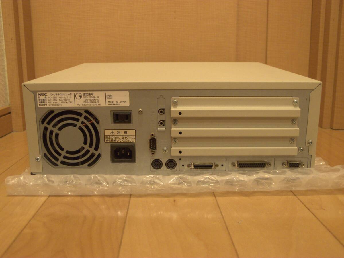 ■メンテナンス済■PC-9821 Xe10 + RAM 30MB + HDD CF化(2GB) + CD + 電池新品交換_画像6