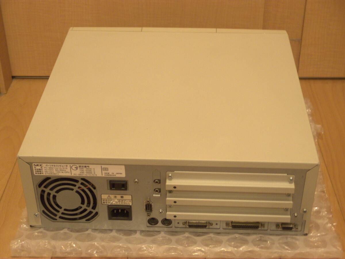 ■メンテナンス済■PC-9821 Xe10 + RAM 30MB + HDD CF化(2GB) + CD + 電池新品交換_画像4