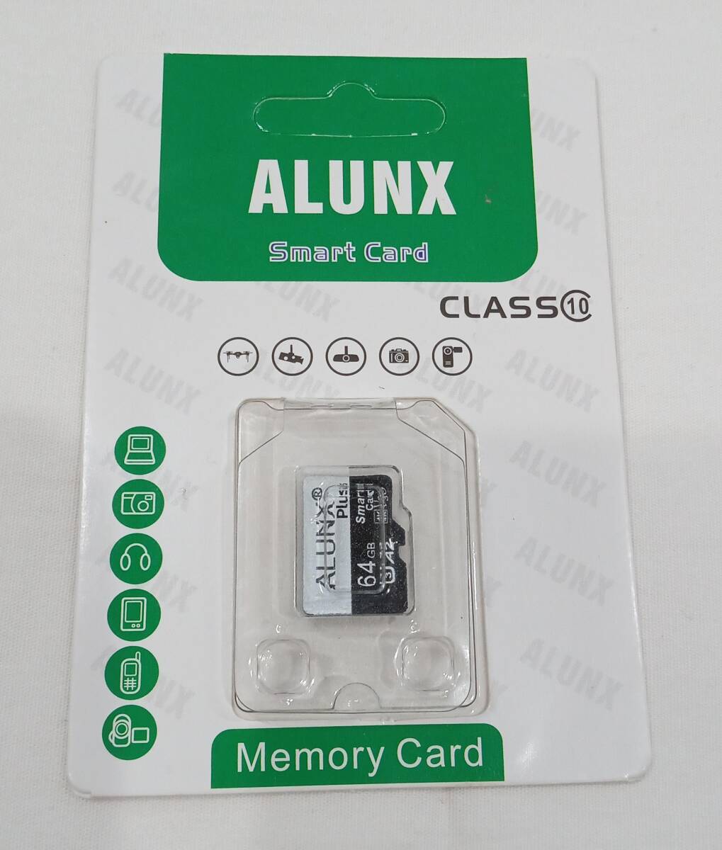 送料無料　未使用品　MicroSDカード 64GB ALUNX　クラス10　H2testw テスト_画像9