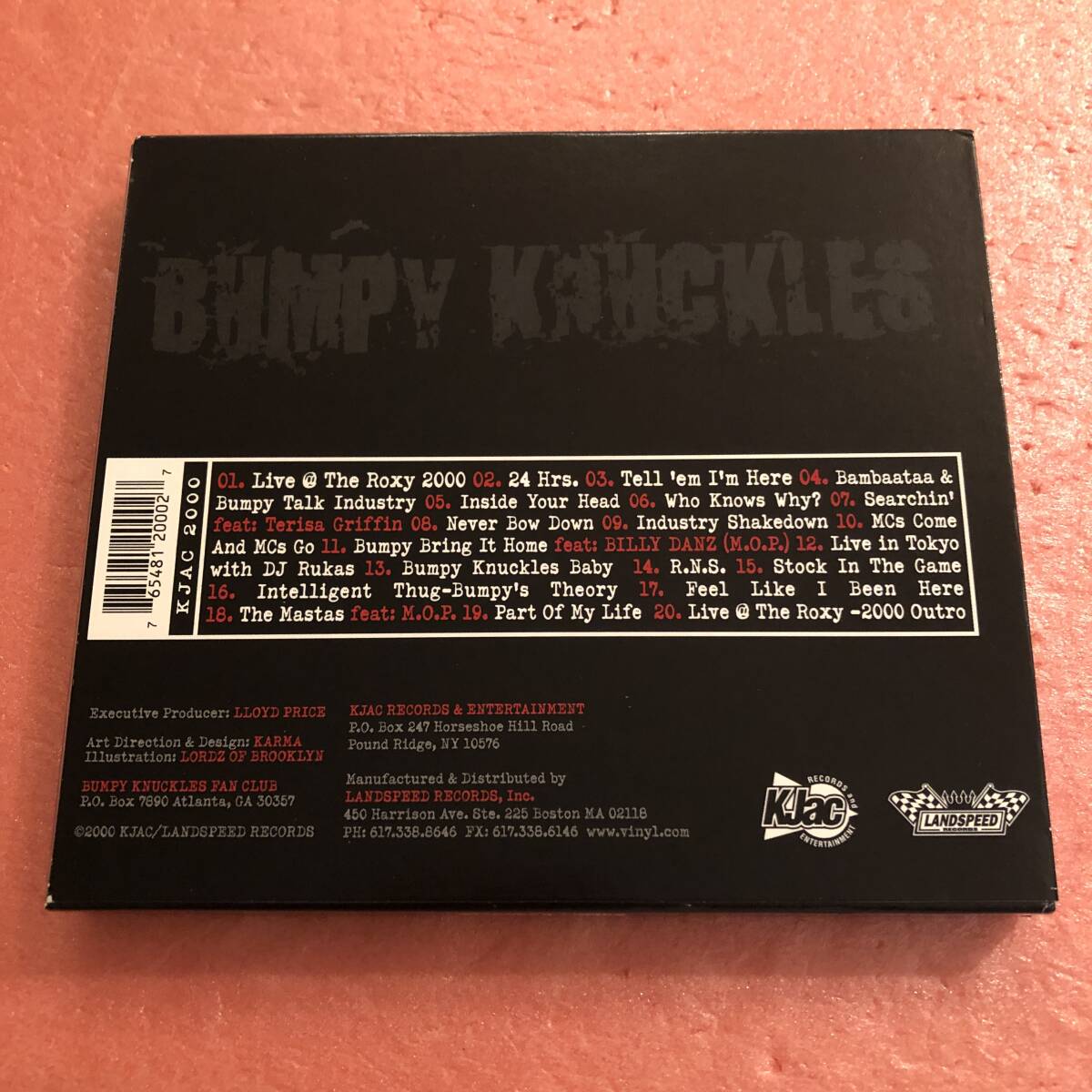 CD Freddie Foxxx Bumpy Knuckles Industry Shakedown フレディ フォックス の画像3