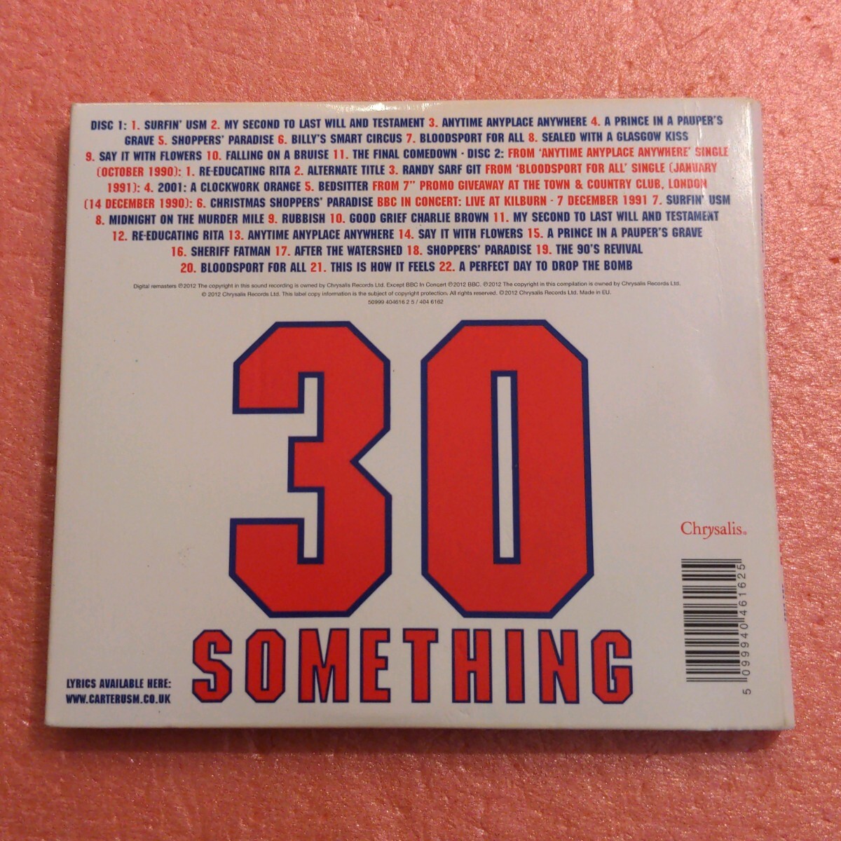 CD CARTER U.S.M. 30 SOMETHING THE UNSTOPPABLE SEX MACHINE カーターUSM_画像3