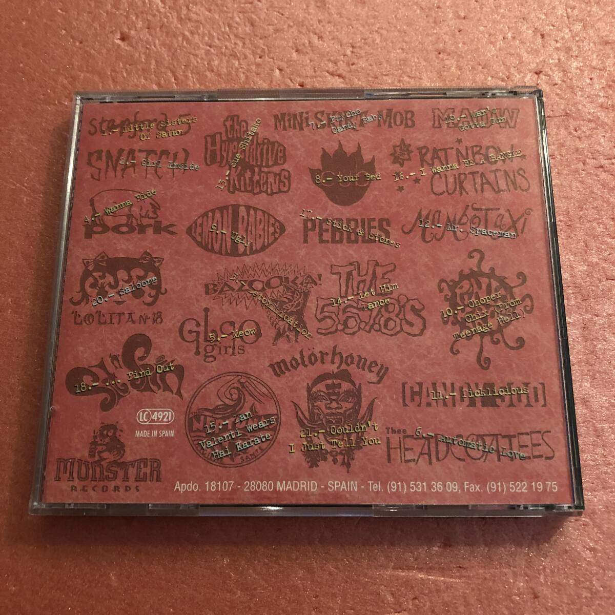 CD V.A. All Kindsa Girls Vols. 1 To 4 & Bonus Stepford 5 Snatch Bazooka Pork Gloo Girls Headcoatees Mini Skirt Mob Cub Lemonbabies