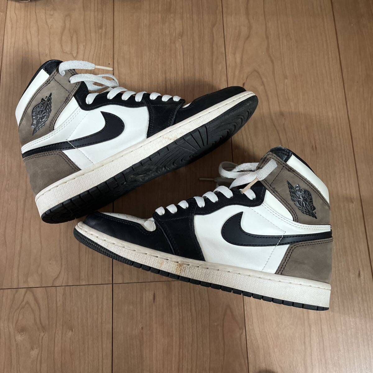 26.0cm Nike Air Jordan 1 High OG Sail/Dark Mocha/Black