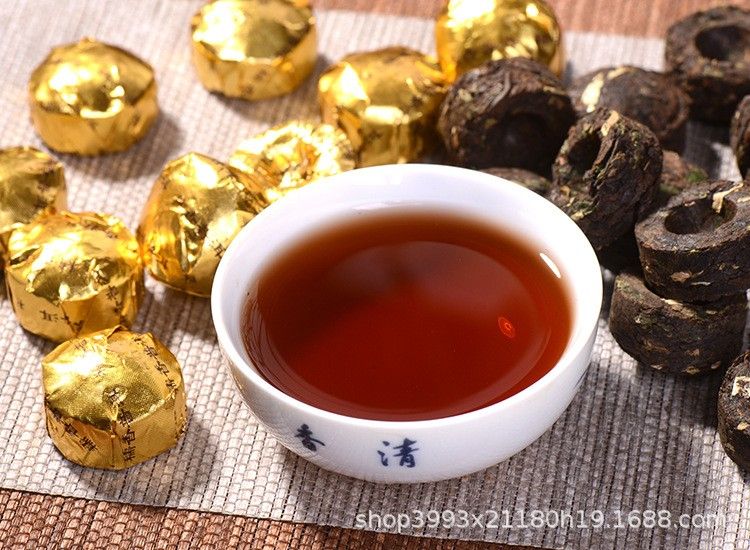中国小沱茶　糯米香プーアル茶10包　香ばしい香りが特徴です