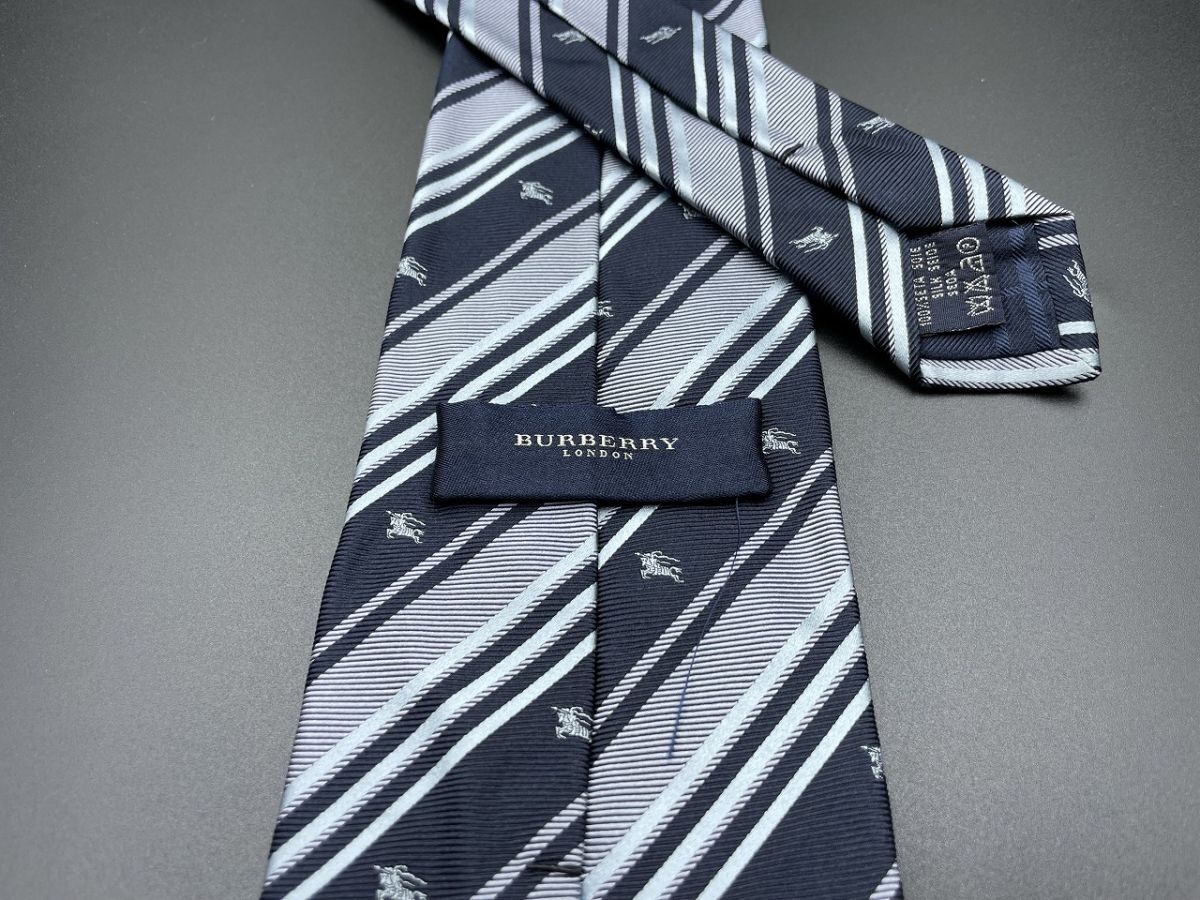 [ новый старый товар ]BURBERRY LONDON Burberry London все Logo &reji men taru рисунок галстук 3шт.@ и больше бесплатная доставка черный темно-синий 0305167