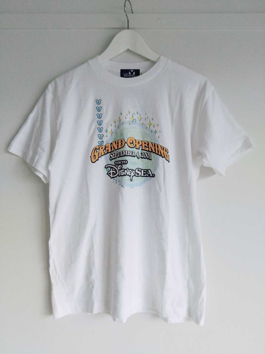 新品 東京ディズニーシー TDS オープン記念Tシャツ S ホワイト ディズニー_画像1