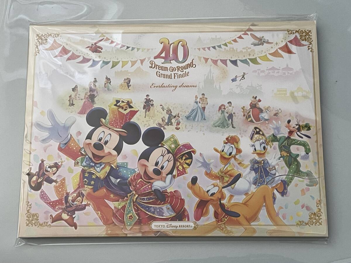 東京ディズニーリゾート40周年　ドリームゴーラウンド　グランドフィナーレデザイン　ディズニーリゾートライン　フリー切符台紙付き_画像1