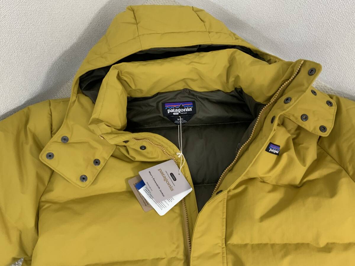 ★ 未使用品 ★ patagonia パタゴニア 20600 FA22 ダウンドリフトジャケット サイズM イエロー_画像4