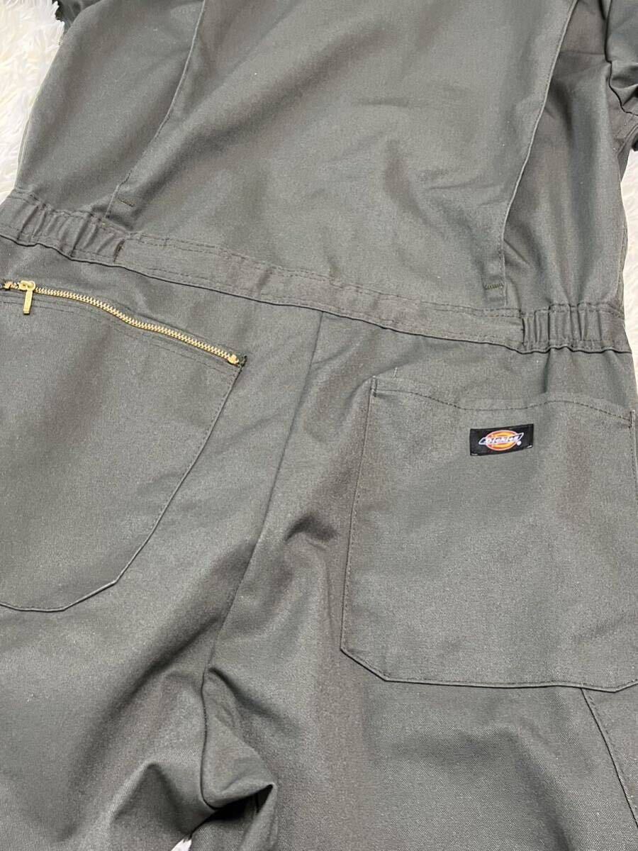 【美品】Dickies ディッキーズ カバーオール オリーブ カーキ つなぎ M_画像5