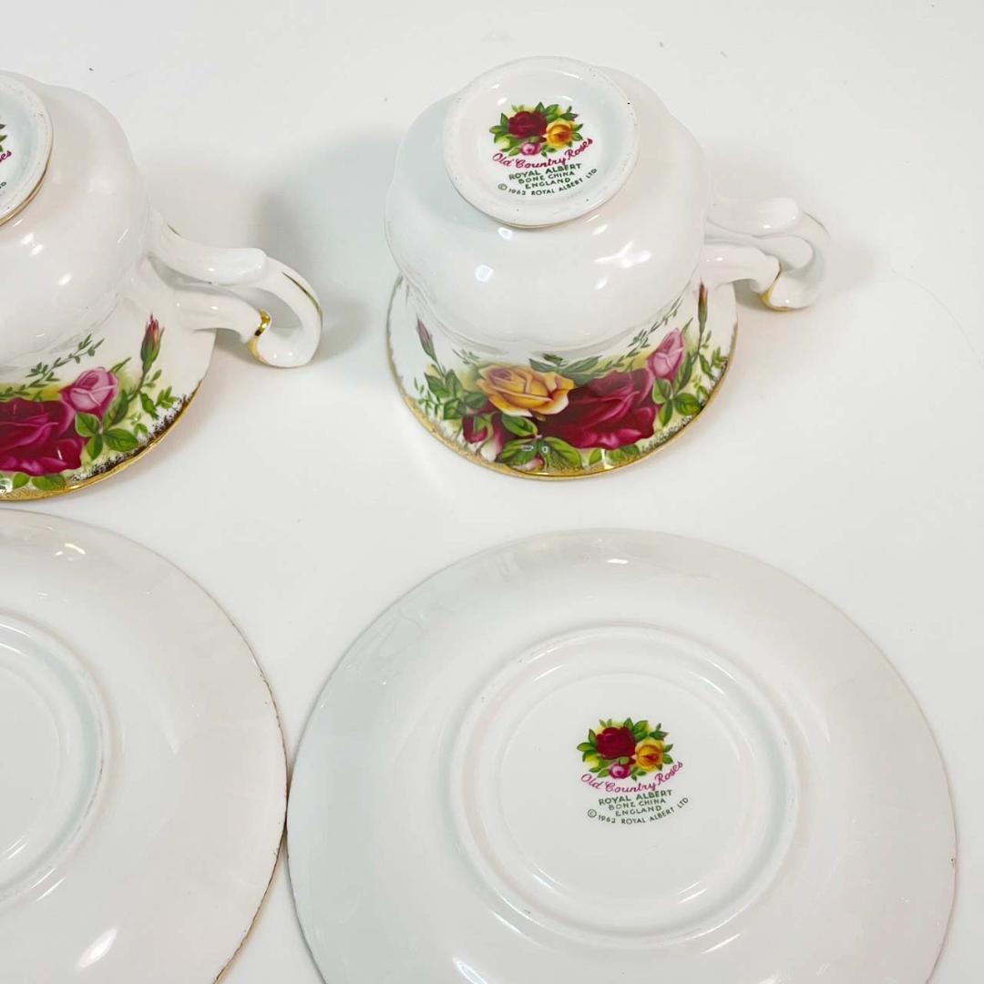 ROYAL ALBERT オールドカントリーローズコーヒーカップ＆ソーサー 未使用 希少 廃盤品 レトロ アンティーク ヴィンテージ 洋食器