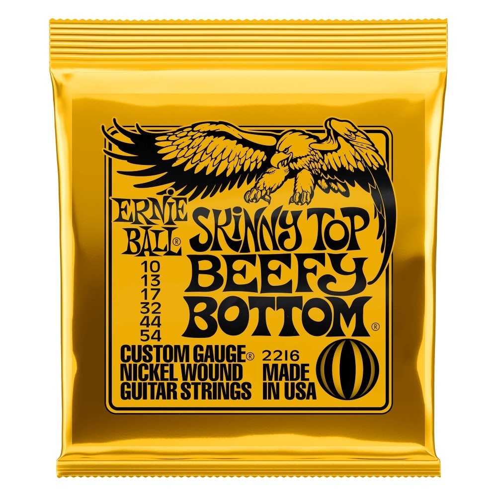 *ERNIE BALL Ernie Ball 2216 [10-54] SKINNY TOP BEEFY BOTTOM электрогитара струна 6 комплект * новый товар / почтовая доставка 