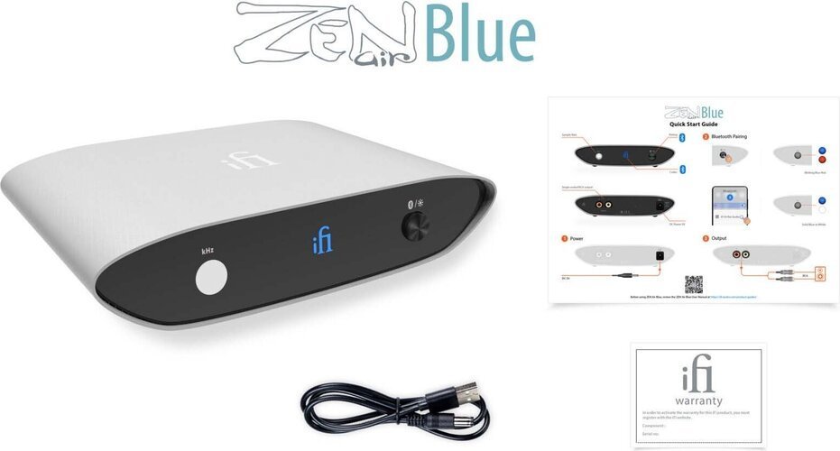 ★iFi Audio ZEN Air Blue + TOP WING トランス式ACアダプターバンドル ハイレゾ対応 Bluetoothレシーバー★新品送料込_画像5