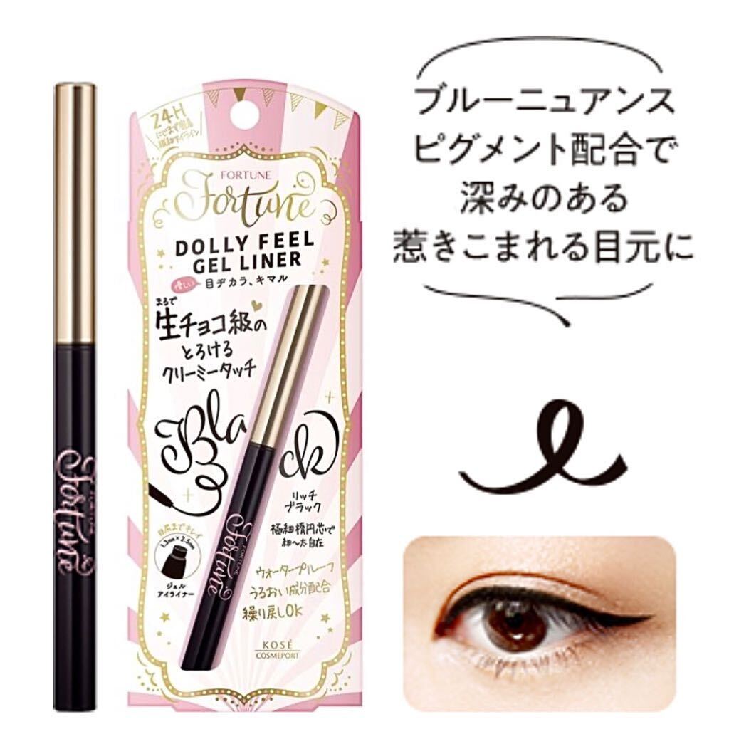 Косе Fortune Dolly GEL Liner 01 (Rich Black) 0,1G |