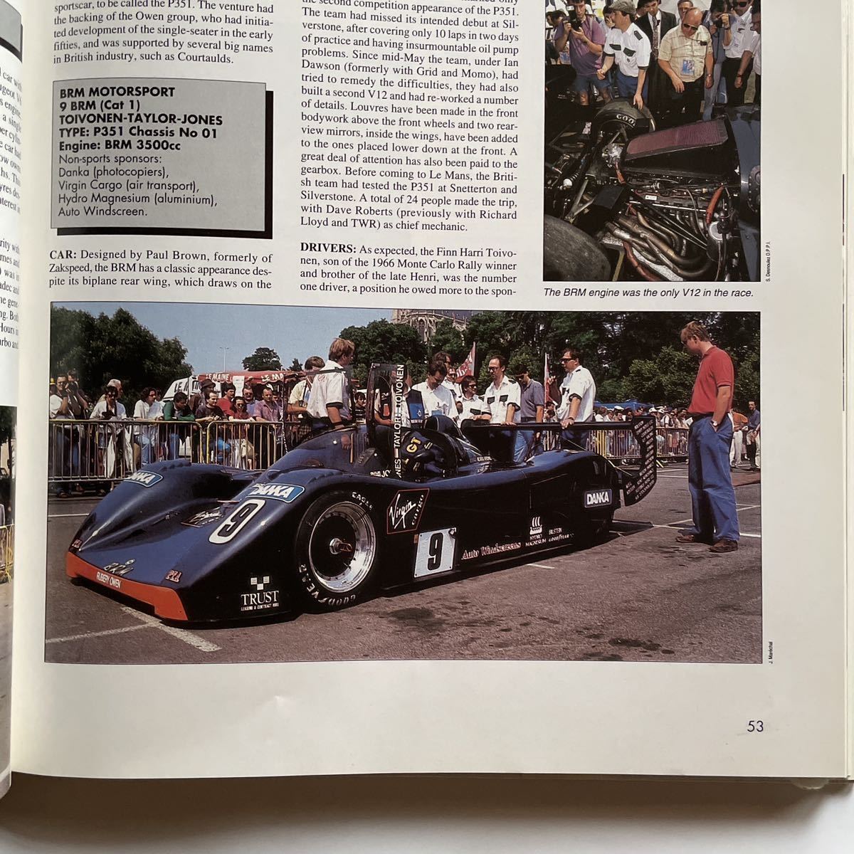 洋書 1992 ルマン24時間レース 写真集 レーシングカー 資料 本 洋書 1992 ルマン24時間レース 写真集 レーシングカー 資料 本
