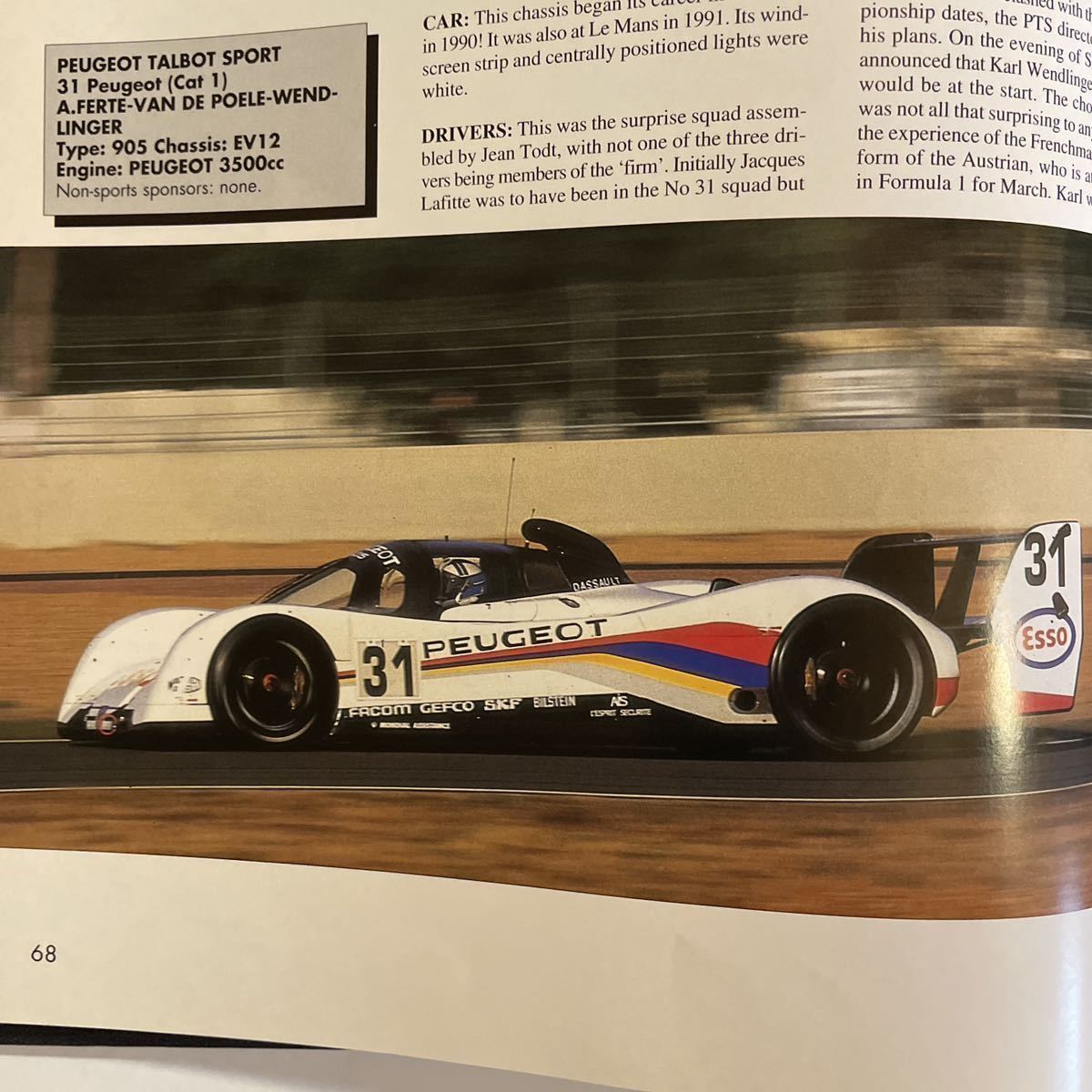洋書 1992 ルマン24時間レース 写真集 レーシングカー 資料 本 洋書 1992 ルマン24時間レース 写真集 レーシングカー 資料 本
