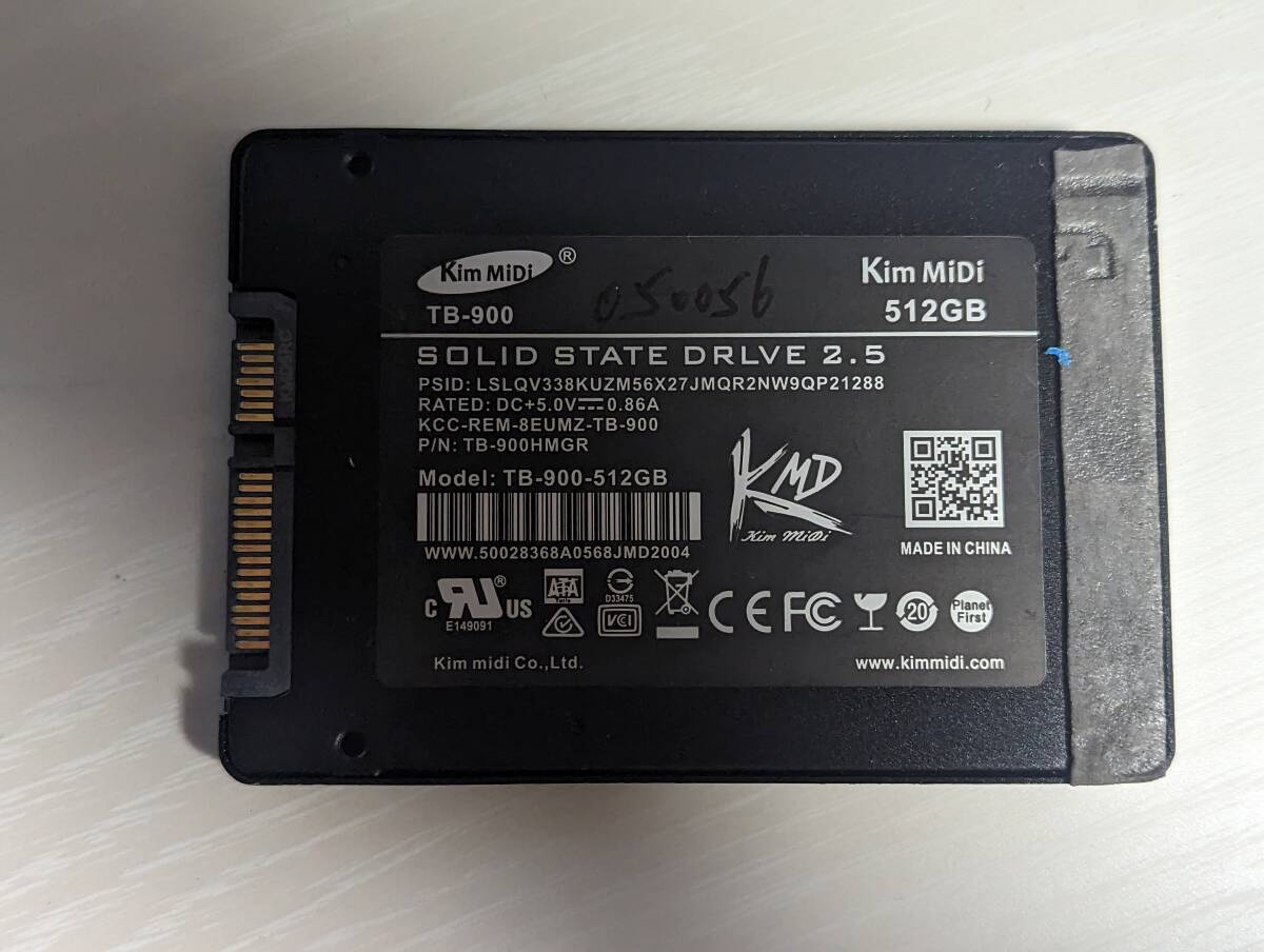 Kim MiDi SSD 512GB 【動作確認済み】　050056_画像1