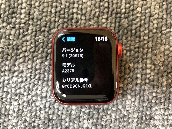 TMK80853相 Apple Watch Series 6 Apple Watch GPS + Cellular 3H296J/A A2375 デモ機 直接お渡し歓迎_画像2