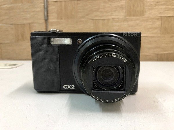 SUE93377大 RICOH デジタルカメラ CX2 ブラック 直接お渡し歓迎_画像3