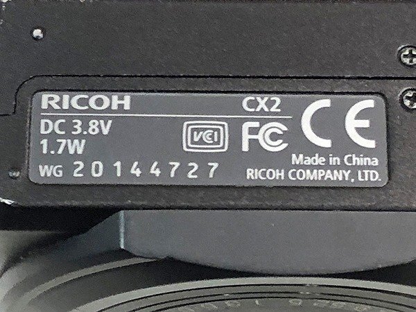 SUE93377大 RICOH デジタルカメラ CX2 ブラック 直接お渡し歓迎_画像9