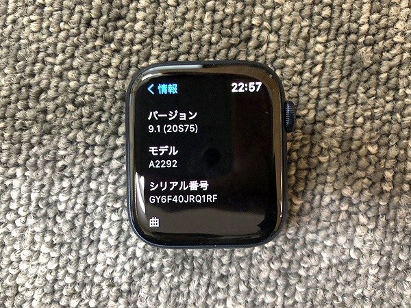 TMK80967相 Apple Watch Series 6 Apple Watch GPS 3H263J/A A2292 デモ機 直接お渡し歓迎_画像2