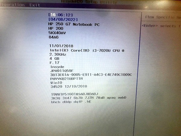 SMK410142相 HP ノートPC G7 Notebook PC Core i3-7020U メモリ4GB HDD500GB ジャンク 直接お渡し歓迎_画像2