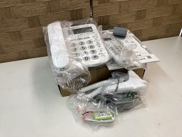 SUG35950 large * unused * sharp digital cordless telephone machine JD-G32CL direct pick up welcome 