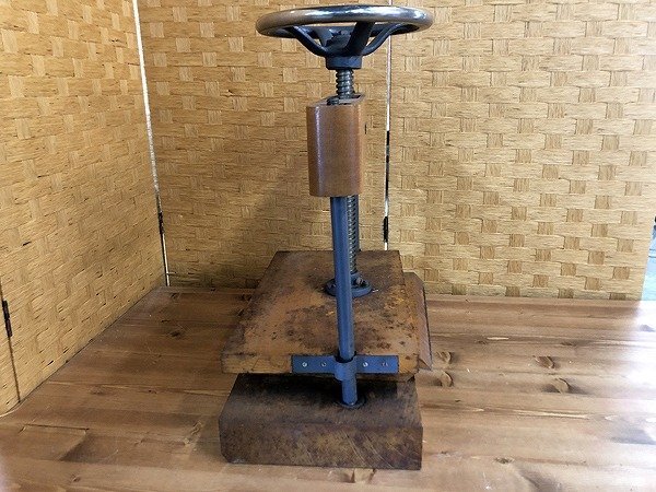 MAG36680 large KIHARA antique manual Press machine direct pick up welcome 