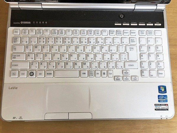 STG37013相 NEC ノートPC PC-LL750FS6W Core i7 メモリ8GB HDDなし ジャンク 直接お渡し歓迎_画像4