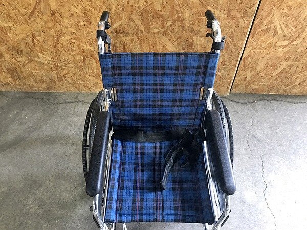 CYG38276大 マキテック株式会社 車椅子 KS50-4043NCS 自走式 直接お渡し歓迎_画像2